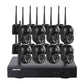 Wireless 8-camera dome security system with black cameras and front-panel NVR