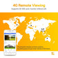 Smartphone remote viewing screen for 4G solar security camera