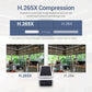 Solar Wi‑Fi IP camera with solar panel stand and front dual-lens module