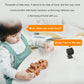 Compact black wireless camera with two-way audio remote icon