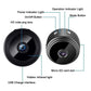Black dome security camera showing lens, indicator lights, USB charge and micro SD slot