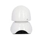 White security camera rear view with vented top and power/reset controls