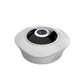 Gray dome security IP camera with front lens window