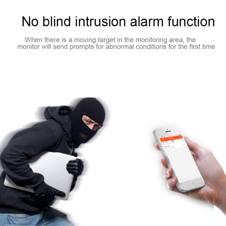 Security camera app alert on smartphone with intruder notification