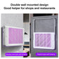 White foldable mosquito killer lamp for wall mounting with handle and purple glow