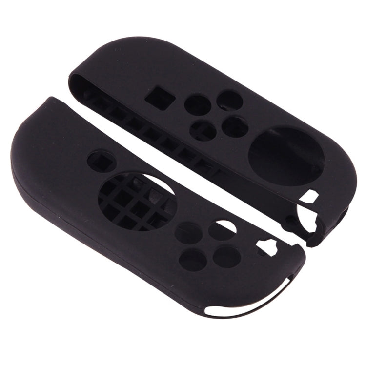Black silicone controller button covers, two-piece Nintendo Switch set