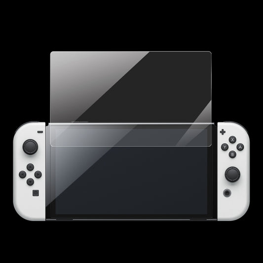 Tempered glass screen protector for Nintendo Switch OLED, clear film over screen