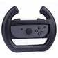 Semicircle steering wheel controller showing front controls, thumbsticks, and buttons