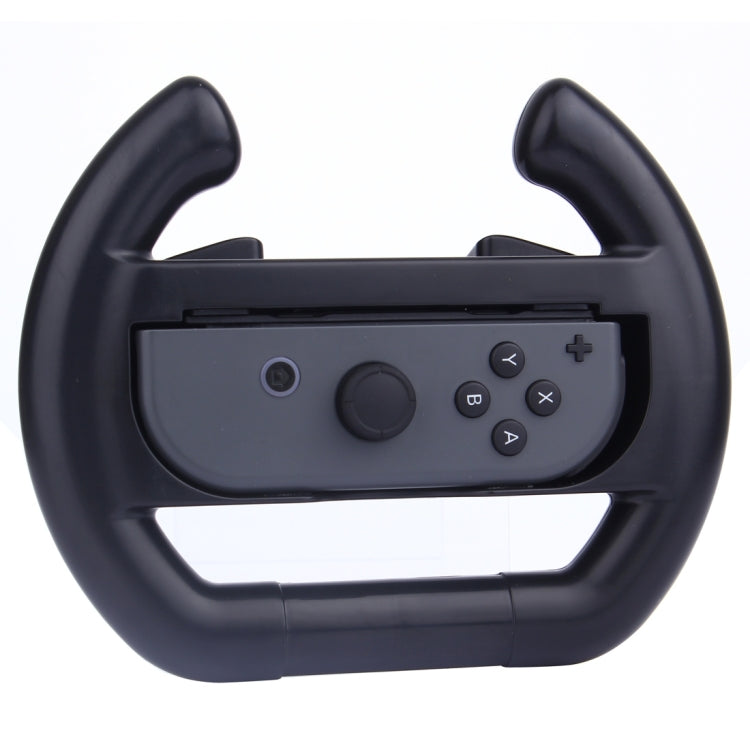 Semicircle steering wheel controller showing front controls, thumbsticks, and buttons