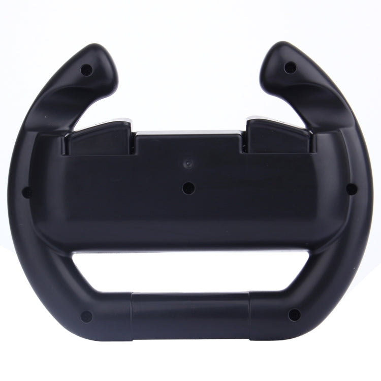 Semicircle steering wheel controller back shell with mounting holes and center panel