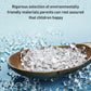 Clear plastic beads in a shallow dish, promotional materials graphic