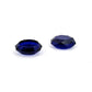 Diamond-textured grip caps, 2-piece set, blue transparent octagon shapes