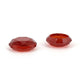 Diamond-textured grip caps, 2-piece set, red transparent octagon shapes
