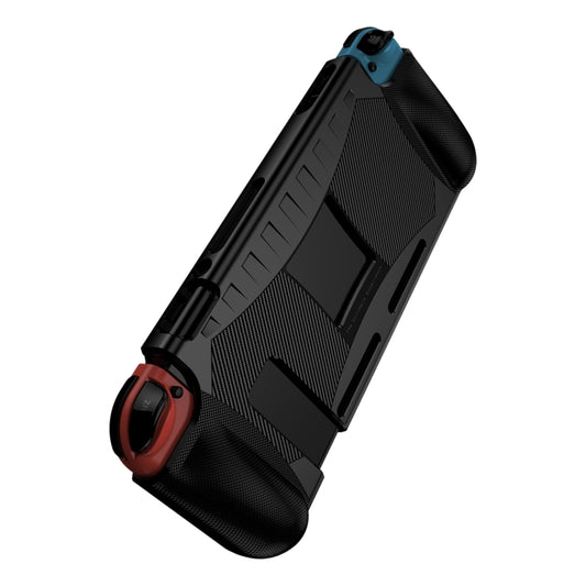Black TPU protective shell, angled view, with side grips and textured back