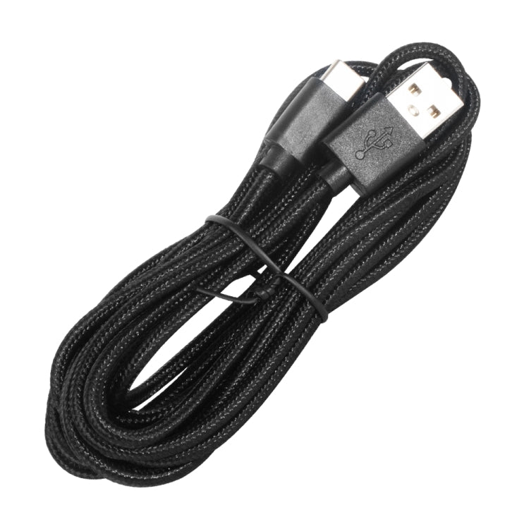 OIVO USB-A to USB-C cable with black braided jacket and connectors