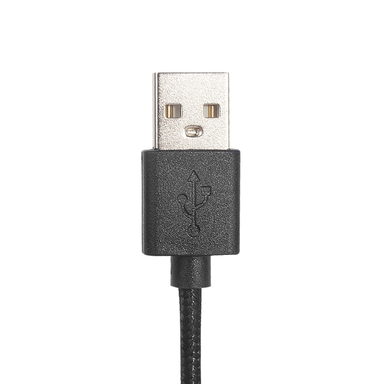 OIVO black USB-A connector to USB-C charging cable, braided cord