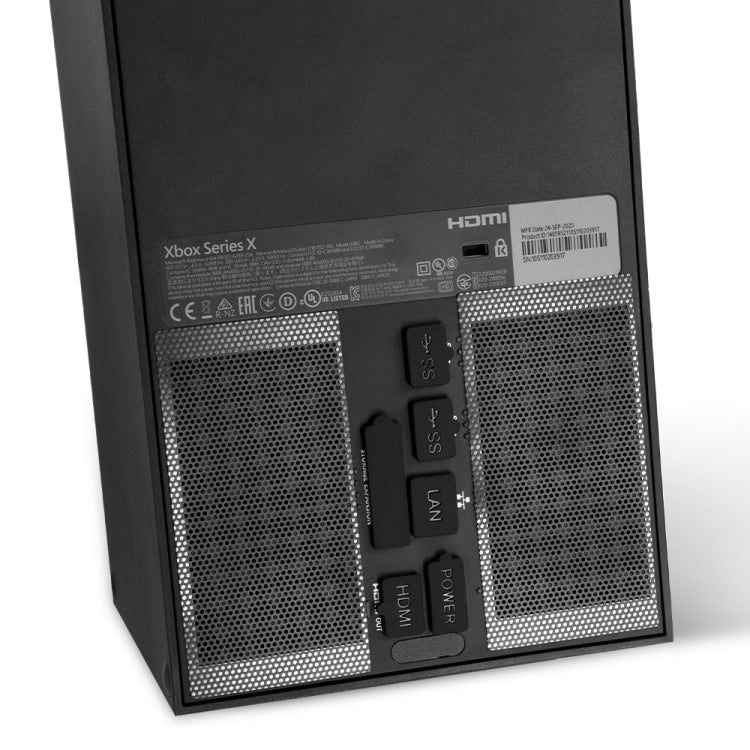 Console dust screen cover with front vent mesh and port/button cutouts
