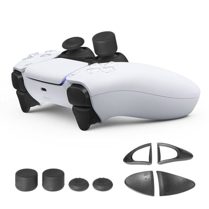 Analog cap kit: controller thumbstick caps and trigger buttons, white and black