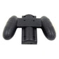 Black controller grip charger with two soft grips and bottom charging port