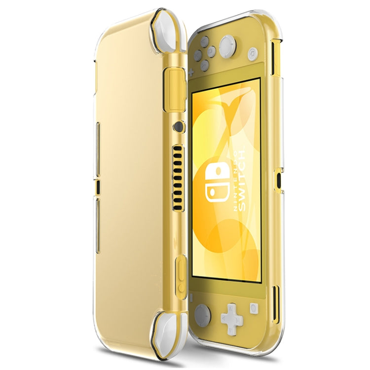 Transparent TPU protective case for Switch Lite, gold back with clear edges