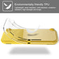 Transparent TPU case for Switch Lite with clear top cover and yellow sides