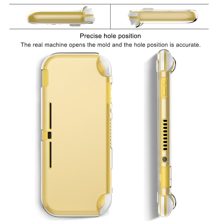Transparent TPU case for Switch Lite with precise button and port cutouts