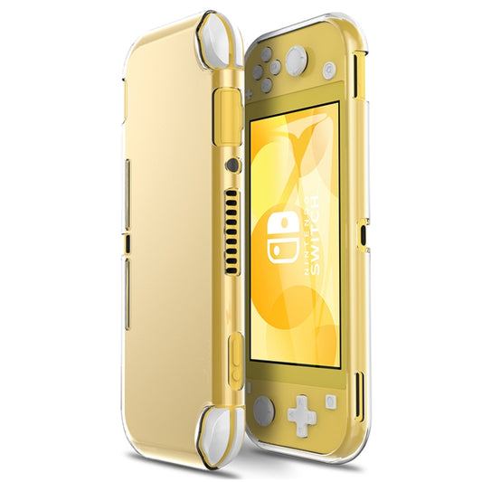 Transparent TPU protective case for Switch Lite, gold back with clear edges