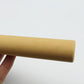 Ice fishing rod yellow cork grip end cap with exposed handle portion