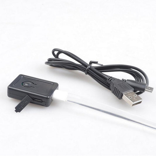 Rechargeable LED wrist belt USB charging cable with power adapter and connector