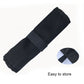 Black fabric tool storage sleeve with strap, designed for easy storage of drill bits