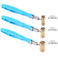 Mini copper hammer sizes shown: 10mm, 12mm, 15mm heads on blue handles