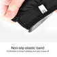 Half finger yoga gloves with black elastic non-slip wrist band