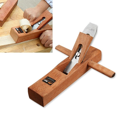 280mm hand woodworking planer with wood body and metal blade, used for planing boards
