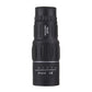 Black monocular telescope eyepiece with measurement scale and Field 18° label