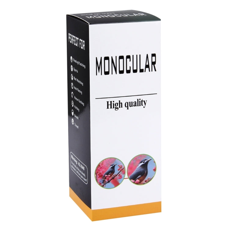 Monocular telescope retail box with High quality text