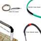 Black silicone self-adhesive tape strips wrapped on repair areas