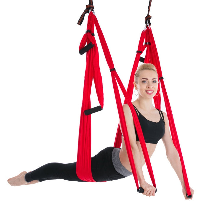 6 Handles Bodybuilding Handstand Inelasticity Aerial Yoga Hammock