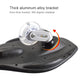 Skateboard wheel bracket with thick aluminum alloy mount and 360-degree turn design.