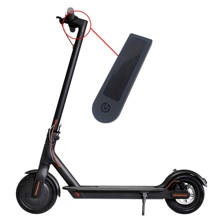 Black waterproof silicone LED sleeve mounted on an e-scooter handlebar