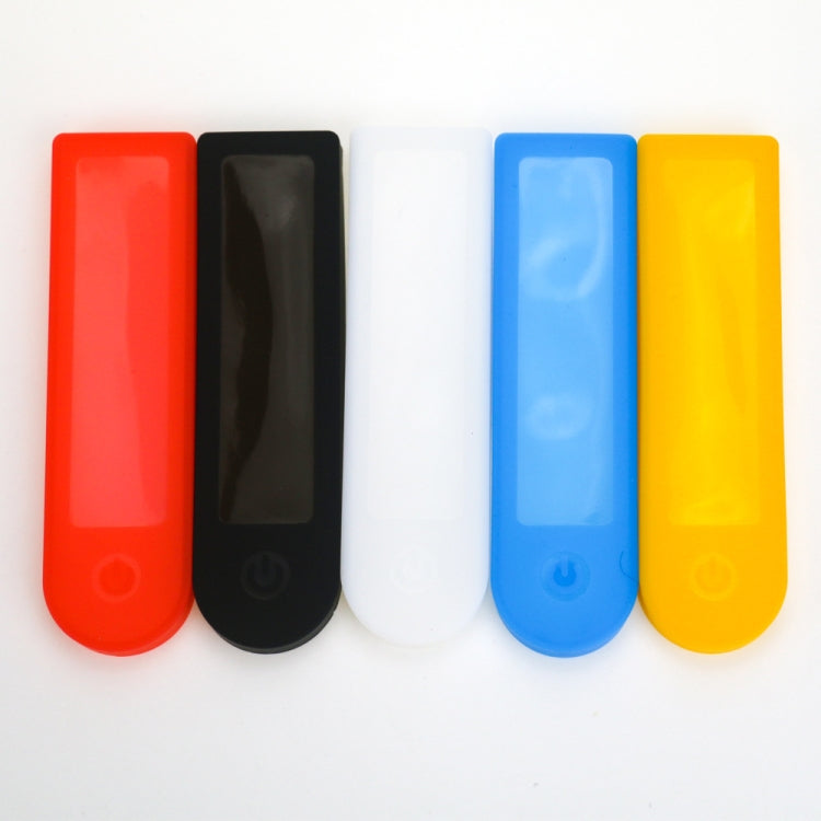 Set of waterproof silicone LED sleeves in red, black, white, blue, and yellow