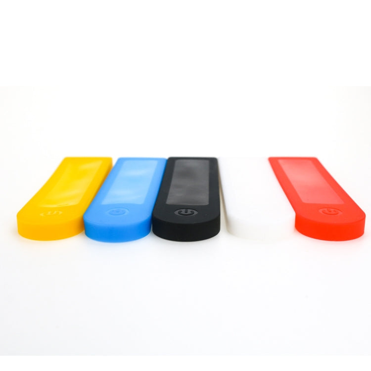 Assorted waterproof silicone LED sleeves in yellow, blue, black, and red