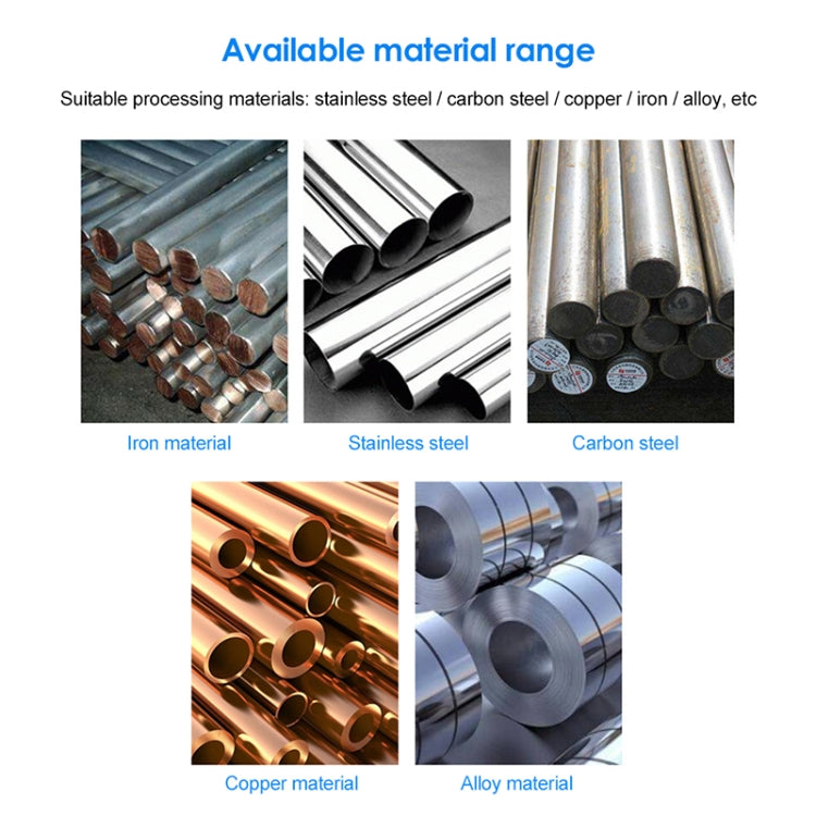 Material compatibility for stainless, carbon steel, copper, and alloy