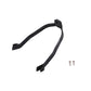 Rear fender bracket, black frame with two included screws