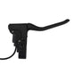 Black brake lever assembly with pivot mount and cable loop