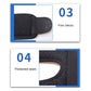 Black breathable foot splint with contoured, cushioned inner support pad