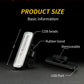 Bike tail light with clear lens, removable strap mount, and USB port.