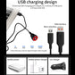 USB charging cable with black bicycle rear light charging port illustration