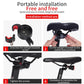 Bicycle rear light with mounting bracket shown during seatpost installation