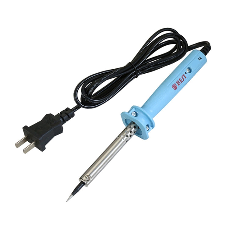 30W lead-free electric soldering iron with blue handle, soldering tip and power cord