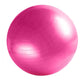 Pink anti-burst fitness yoga ball with stitched grip lines